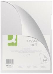 Q-CONNECT Folie protectie "L" pentru documente A4, 80 microni, 100 buc/set, Q-Connect - cristal (KF15612)