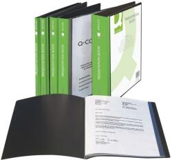 Q-CONNECT Dosar de prezentare personalizabil, cu 100 folii, A4, coperta rigida, Q-Connect - negru (KF01271) - vexio
