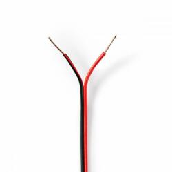 Nedis Hangszóró kábel | 2x 0.50 mm2 | CCA | 100.0 m | Kerek | PVC | Fek (CAGW0500BK1000)