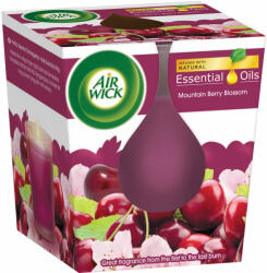 Air Wick Essential Oils Illatgyertya - Erdei gyümölcs virág 105g (5999109543479)