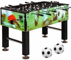 GamesPlanet® Csocsóasztal LEEDS 140 x 73 cm foci mintás