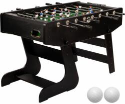 GamesPlanet® Csocsóasztal LIVERPOOL Fekete 141 x 125 cm (20060252)