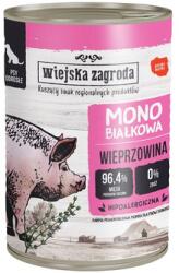 Wiejska Zagroda Sertés mono-fehérje nedves kutyaeledel 400g