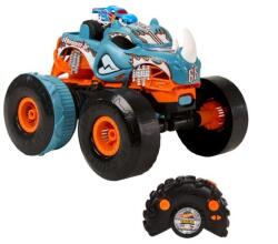 Mattel Hot Wheels, Monster Trucks R/C, Rhinomite Mega Transformation, masina cu telecomanda, scara 1: 12