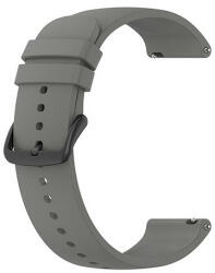Techsuit - óraszíj 20 mm (W001) - Samsung Galaxy Watch 4/5/Active 2, Huawei Watch GT 3 (42 mm)/GT 3 Pro (43 mm) - szürke (KF239511)