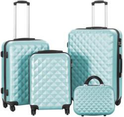 Timeless Tools Set valiza de calatorie cu geanta cosmetica, in mai multe culori-verde menta (HOP1001471-3) Valiza