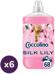 Coccolino Silk Lily öblítőkoncentrátum 6x1700 ml (408 mosás)