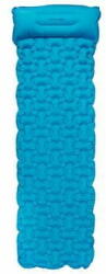 Spokey AIR BED PILLOW BIG Felfújható matrac párnával, 213 x 62 x 6 cm, R-érték 2, 5, kék színű