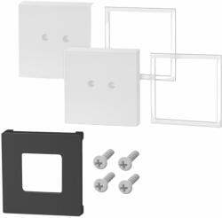 ZACK Kit de asamblare CARVO, set de 2, alb, oțel inoxidabil, Zack