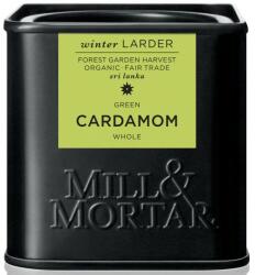 Mill & Mortar Cardamom verde organic 25 g, întreg, Mill & Mortar