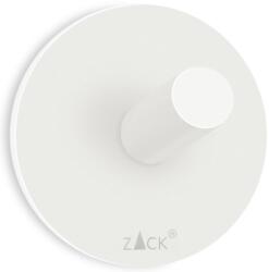 Zack Cârlig pentru prosoape DUPLO 5, 5 cm, alb, oțel inoxidabil, Zack Agatator cuier