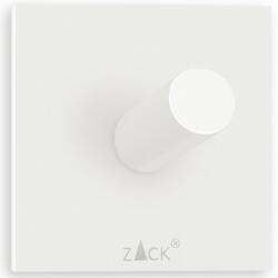 Zack Cârlig pentru prosoape DUPLO 5 cm, alb, oțel inoxidabil, Zack Agatator cuier