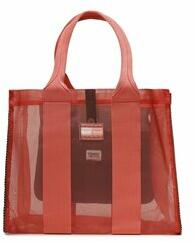 Tommy Hilfiger Geantă Tjw Summer Vacation Tote Mesh AW0AW15123 Roșu