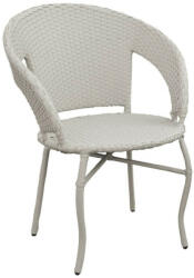  Kerti szék polirattan fehér GRD01-C-W