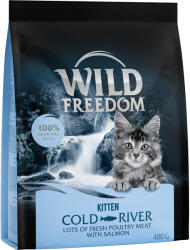 Wild Freedom Wild Freedom 2 + 1 gratis! 3 x 400 g hrană uscată pentru pisici - Kitten "Cold River" Somon