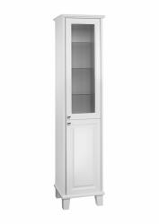 Roca Carmen 2 ajtós magas szekrény 6 polccal, jobbos/balos, selyemfényű fehér A857137415 (A857137415)