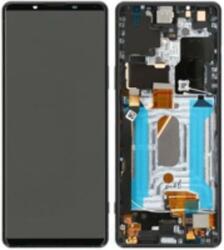 Sony A5032173A Gyári Sony Xperia 1 III fekete LCD kijelző érintővel kerettel előlap (A5032173A)