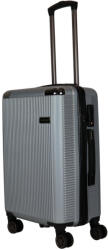 HaChi Houston ezüst 4 kerekű közepes bőrönd (Houston-M-ezust)