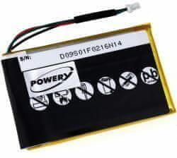 Powery Akkumulátor GPS Akkumulátor Garmin Nüvi 285W