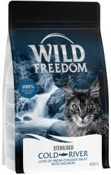 Wild Freedom 400g Wild Freedom Adult "Cold River" Sterilised lazac gabonamentes száraz macskatáp