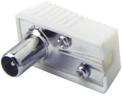 Somogyi Elektronic Koax dugó, pipa, 2 db / bliszter, műanyag (FS 1X) (FS1X)