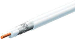 USE Koax kábel, fehér, 75 ohm, Ø7, 06 mm, 100 m/tekercs (S 6TSP/WH) (S6TSPWH)