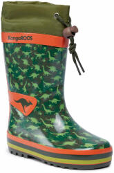 KangaROOS Gumicsizma KangaRoos K-Rain 18244-000-8062 Military Green/Dino 34