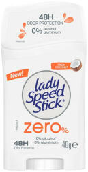 Deodorant solid pentru Zero % Fresh Coconut Lady Speed Stick, 40 g
