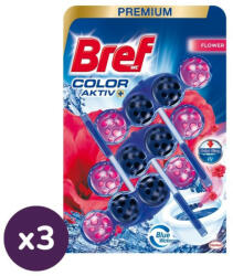Bref Blue Aktiv Fresh Flowers toalett frissítő (9x50 g) - beauty