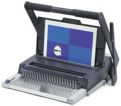 GBC Spirálozógép, fém és műanyag spirálkötéshez, manuális, 450 lap, GBC MultiBind 320 (IB271076) (IB271076)