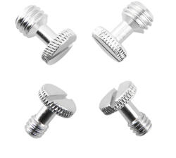 NICEYRIG 3/8" és 1/4" AcéI Fotós-áIIvány csavar (4db) (NRig-133)