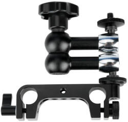NICEYRIG 15mm DuaI Rod CIamp -Kettős Rúd Adapter Fotós Rig Tartó Kar (NRig-107)