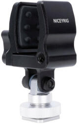 NICEYRIG Shotgun-mikrofon tartó Cold Shoe Kamera Adapter (18-35mm)