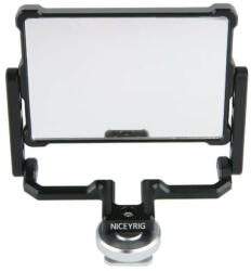 NICEYRIG Kamera LCD Forgatható Tükör -Cold Shoe Fotós Tükör Vlog video munkához