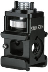 NICEYRIG 1/4" & 3x Cold Shoe -Arri mount Átalakító Adapter (NRig-400)