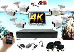 Monitorrs Security - 4k AHD kamerarendszer 5 kamerával 8 Mpix WT - 6035K5