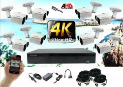 Monitorrs Security - 4k AHD kamerarendszer 8 kamerával 8 Mpix WT - 6035K8