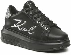 KARL LAGERFELD Sneakers KARL LAGERFELD KL62510A Black Lthr w/Silver