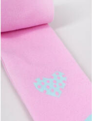  Yo! Baby pamut harisnyanadrág (104-110) - rózsaszín/türkiz