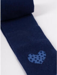  Yo! Baby pamut harisnyanadrág (104-110) - sötétkék szív