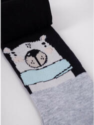  Yo! Baby pamut harisnyanadrág (104-110) - fekete macis