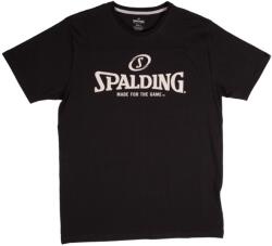Spalding Essential Logo Tee Rövid ujjú póló 40221626-black Méret L - weplayvolleyball