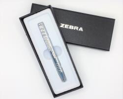 Zebra széthúzható golyóstoll, SL-F1 0, 7 Royal fényes ezüst, kék betéttel (BA115-RS-S-BL)