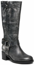 Bronx Csizma Bronx High boots 14291-M Gunmetal/Black 1812 37 Női