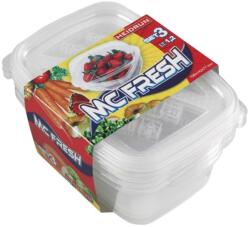 Heidrun Heidrun Mc Fresh Ételtároló 3 x 1, 2L 19, 8x14, 2x7, 7cm (1809)