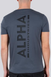 Alpha Industries Backprint T - greyblack/black