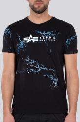 Alpha Industries Lightning AOP T - black/white