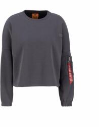 Alpha Industries X-Fit Label OS Sweater Woman - vintage grey