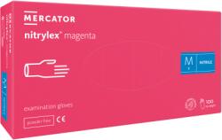 Mercator Medical nitrylex púdermentes kesztyű magenta M 100x