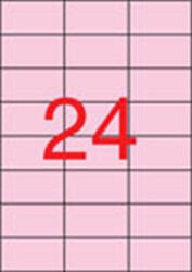 APLI Etikett, 70x37 mm, színes, APLI, pasztell rózsaszín, 480 etikett/csomag (11843) - iroszer24